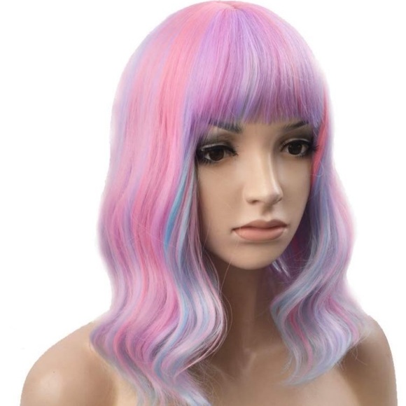 ?ILLIANA  14” PINK  CANDY ?OMBRÉ  BANG WIG *NWT*